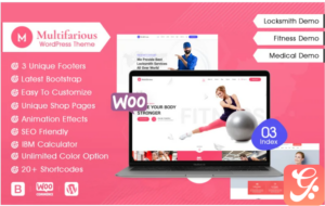 Multifarious - Multi-Concept Corporate WordPress Theme