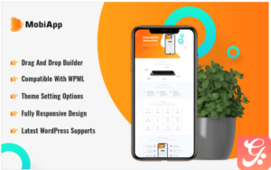 Mobile App Showcase WordPress Theme