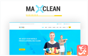 MaxClean - Cleaning WordPress Theme