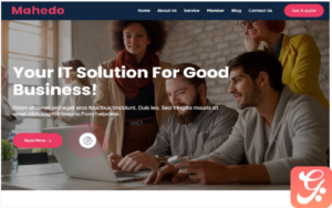 Maheda Creative Agency WordPress Theme