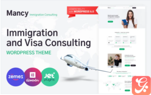 Mancy - Immigration and Visa Consulting WordPress Theme