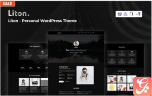 Liton - Personal & CV Responsive WordPress Theme