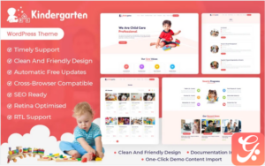 Kindergarten & Play School WordPress Theme