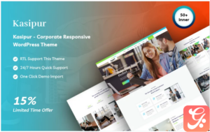 Kasipur - Corporate Responsive WordPress Theme