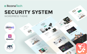 Ikcon Tech - Security System WordPress Theme