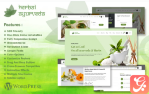 Herbal - Pure Ayurveda WordPress Theme