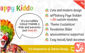 Happy Kiddo - Multipurpose Kids WordPress Theme