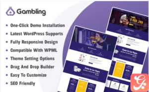 Casino and Gambling WordPress Theme