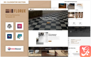 Florux - Paving & Tiling Services Elementor WordPress