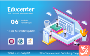 Educenter - Education Free WordPress Themes