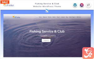 Fiske - Fishing Service & Club Elementor WordPress Theme