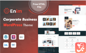Enim - Corporate Business Wordpress Theme
