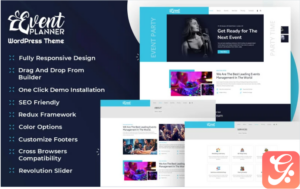 Event Planner and Organizer WordPress Theme