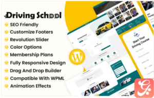 DriveOn - Driving School WordPress Theme