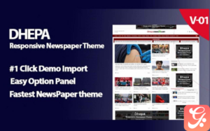 Dhepa - News Portal WordPress Theme