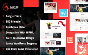 Dance Academy WordPress Themee