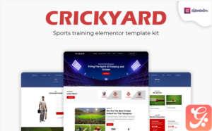 Crickyard - Sport Club Elementor WordPress theme