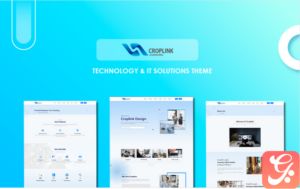 CROPLINK - Tech Corporate & Ecommerce WordPress Theme