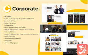 Corporate - Business Consulting WordPress Theme