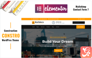 Constro - Construction WordPress Elementor Theme