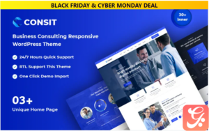 Consit - Business Consulting Responsive WordPress Theme