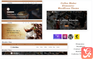 Coffee Makers - The Elementor Coffee WordPress Theme