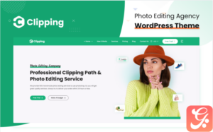 Clipping - Photo Editing Agency WordPress Theme