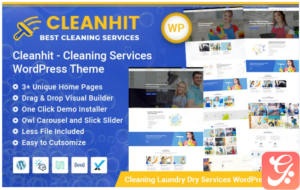 Cleanhit - Dry Cleaning Laundry Service WordPress Theme