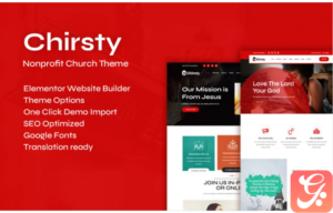 Chirsty - Multipurpose Nonprofit Church WordPress Theme