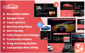 Carobar - Car Dealer WordPress Theme