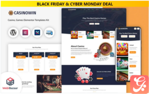 Casinowin - Casino & Gambling WordPress Template