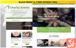 Charity Events - Modern Charity / Fundraising WordPress Theme