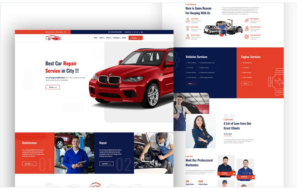 Exorcar Service One Page HTML Template