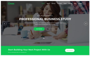 Exellent - Startup with Built-In Novi Builder Landing Page Template