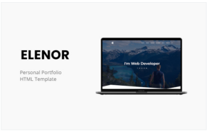 Elenor - Premium Personal Portfolio Template
