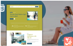 Doktel Hotel And House Rental Landing Page Template