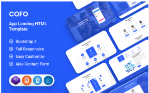 Cofo - App Product Landing Page HTML Template