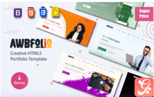 AWBFolio - Personal Portfolio Bootstrap HTML5 Template