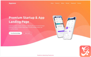 Appzone - App Landing Page Template