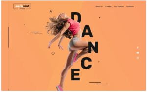 Aeromint - Dance Studio Landing Page Template