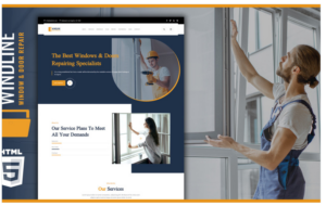 Windline Handy Repair Man One Landing Page Template