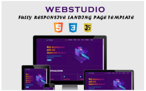 WebStudio - Fully Responsive Working Landing Page Template