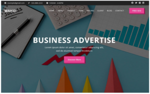 Wahid - Advertising Html5 Landing Page Theme