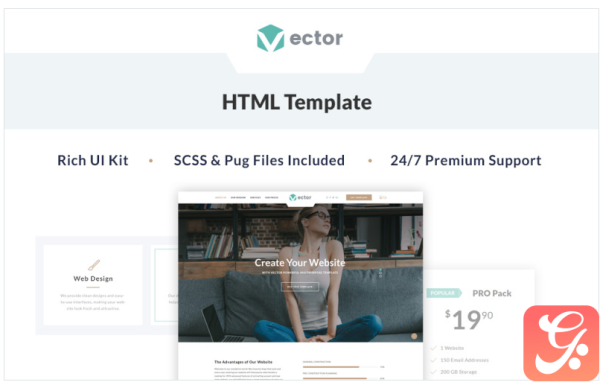 Vector - Business Landing Page Template