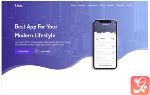 Ures - App HTML Landing Page Template