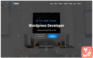 Turner - One Page Portfolio Template