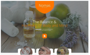 Spa Accessories Responsive Landing Page Template