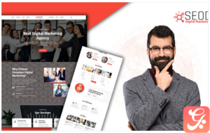 Seod Digital Agency Responsive Landing Page HTML5 Template