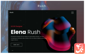 Rush - Multipurpose Personal Portfolio Bootstrap 5 Landing Page Template