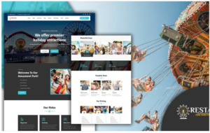 Restar Attractive Theme Park Landing Page HTML5 Template